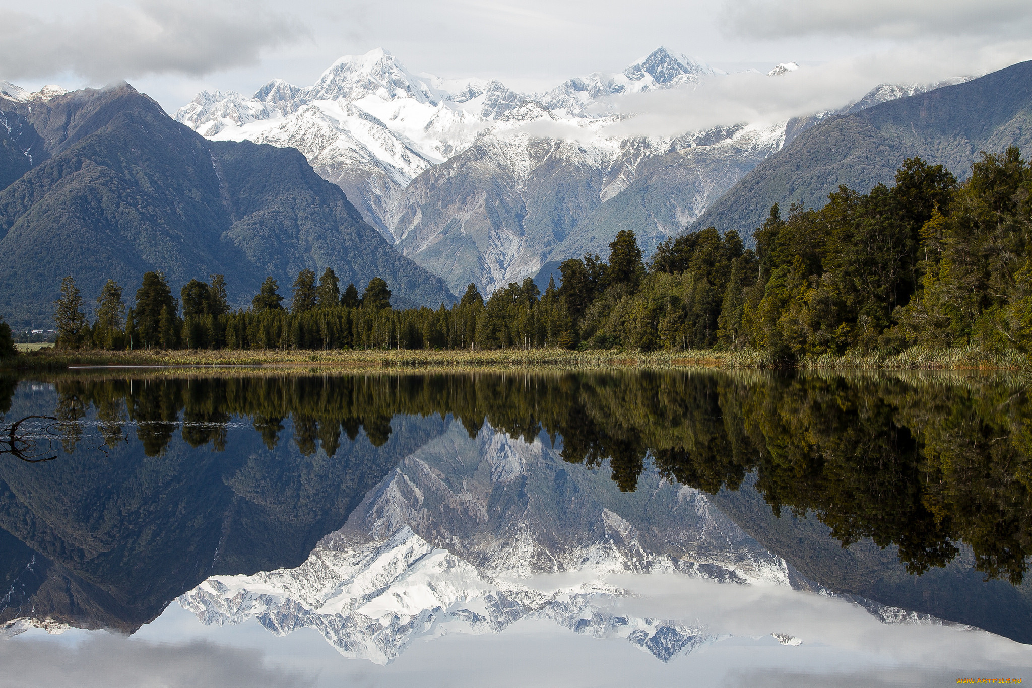, , , mirror, -, lake, matheson, , new, zealand, , , , 